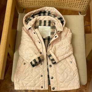 Burberry jacket with detachable hood